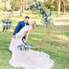 2.1m Tall Wedding Backdrop Stand Strong Square Tube Archway fr Bridal Prom Party