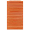 Garden Planter Wax Brown 90x40x68.5 Solid Wood Pine B3C8