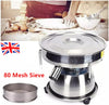 220V Electric Automatic Sieve Shaker Vibrating Machine Food with 80 Mesh Sieve