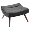 Huge Egg Chair Banana Sofa Armchair with Stool for Bedroom Living Room Fireside