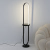 Modern Oval Floor Lamp LED Standing Light Reading Lamp for Living Room Dimmable