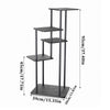 5Tier Metal Plant Display Stand Home Indoor Outdoor Garden Flower Pot Shelf Rack