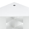 Corner Dressing Table Workstation Foldable Shelf Storage Display Desk Cupbpard