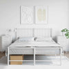 Bedside Cabinets 2 pcs White 36x39x68 Cold-rolled Steel F3R8