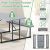Picnic Table Bench Set for 2-4 People-Grey