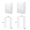 LED Bathroom Mirror Cabinet with Shaver Socket Demister Sensor Lights 600/ 700mm