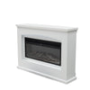 34inch Electric Fireplace Surround Suite Fire Heater with 7 Color LED Mood Light