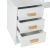 Dressing Table With Drawers Mirror Stool Set Makeup Desk Vanity Table Bedroom UK