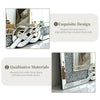 XL Crystal Crush Diamond Wall Mirror Full Body Carved Knot Vanity Accent Mirror