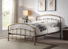 Luxury Antique Brass Metal Bed Frame Vintage Industrial Style | Double King Size
