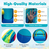 Kids Jumping House Inflatable Double Water Slide Park(Blower Excluded)