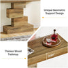 Rustic Console Table, 108cm Slim Wood Sofa Table Behind Couch for Living Room