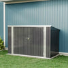 Outdoor Garden Storage Shed Bike Metal Pent Tool Shed House Can Put 2-4 Bicycles