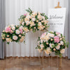 Single Artificial Flower Ball Wreath Topiary Orchid Roses Vine Plants Shop Decor