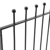 Vintage Wrought Iron Garden Gate Driveway Entrance Steel Metal Heavy Duty Ornate