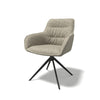 Modulax Como Celine Husk Mobus Fabric Dining Chair with Swivel Base RRP £599