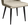 2 Pcs Dining Chair Faux Leather Soft Padded Chair Modern Dining Room Home New