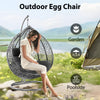 Hanging Egg Chair Indoor Outdoor Swing Chair Hammock with Cushion-Max Load 150kg