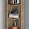 Nati Corner Bookcase – 5-Tier Freestanding Shelf Unit, 161cm High, 11 Colours