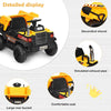 12V Battery Powered Dump Truck Kids Ride On Engineering Car Toy w/Remote Control