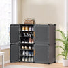 XL Large Shoe Rack Shoe Storage Cabinet Shelf Unit Door Hallway DIY Cube Cabinet