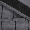 Duvet Cover Set Dark Grey 140x200 cm Cotton