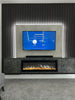 Media Wall Package With 40" Electric Fire & Acoustic panels