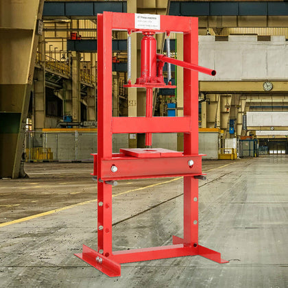 6 Ton Hydraulic Bench Workshop Press Heavy Garage Plates Car Bearing Machine UK