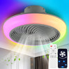 6 Speed Large LED Ceiling Fan with Lighting LED Light Adjustable Wind + Remote