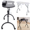 Foldable Wheeled Manicure Nail Table Beauty Salon Portable Technician Work Desk