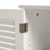 Bathroom Under Sink Cabinets Basin Storage Cupboard Dual Shutter Doors 2 Shelves