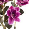 95cm 3ft Artificial Magnolia Tree Purple Pink Realistic Faux Flower Potted Plant