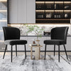 Dining Chairs Set of 2 Velvet Upholstered Kitchen Chairs for Home Restaurant