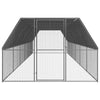 Chicken Cage 3x12x2 m Galvanised Steel A4D5