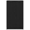 Shoe Cabinet in Black Oak - 59 x 35 x 100 cm - Made from Engineered Wood