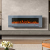 Electric Heater 50 In LED Fireplace Wall Mounted Inset TV Standing Media Fire