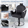 Hydraulic Pump Shampoo Chair Reclining Salon Chair w/Adjustable Height