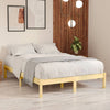 Solid Wood Pine Bed Frame Wooden Bedstead Bed Accessory Home Indoor Y6V2