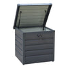 Galvanised Steel Outdoor Garden Storage Chest Box Utility Tool Cabient Lockable