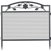 BingoPaw 5x Garden Fence Metal Wire Panel Heavy Duty Pet Dog Fencing Border Edge