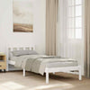 Long Bed Frame without White 90x210 Solid Wood Pine K0Z7