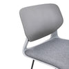 2pcs Modern Grey Bar Stool Kitchen Counter High Chair Seat Height 70cm