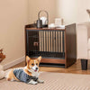 Industrial Doge Kennel Indoor Pet House End Table Small Medium Sized Dog