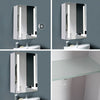 60/70/80cm Bathroom LED Mirror Lights Cabinet with Shaver socket, Demister,Touch
