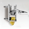 Potato Fry Cutter Manual Wall-mounted French Fries Slicer w/Blades Kitchen