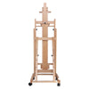 Large Studio H-Frame Easel Painting Floor Beech Wood Adjustable Pro Artist Easel