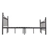 Strong Metal Bed Frame 4ft 4ft6 Double Size Solid Bedstead Base +MATTRESS