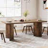 Farmhouse Dining Table for 4 to 6 People, 63-inch Rectangle Wooden Kitchen Table