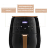 4.5L Air Fryer Oven 1400W Oil Free Low Fat Healthy Frying Chip Meat Chicken Wing
