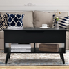 Coffee Table With Storage Lift Top Up Drawer Shelf Wooden Living Room Furniture